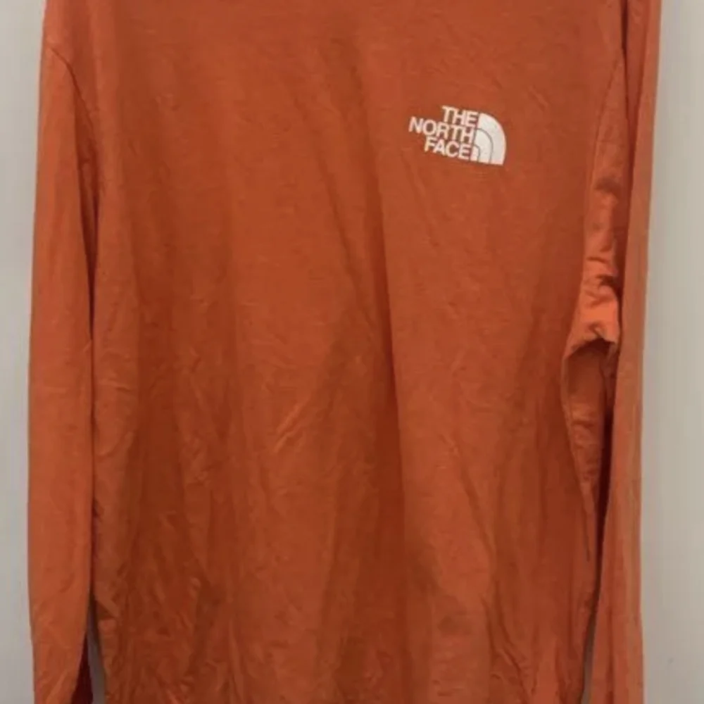 The North Face Long-Sleeve Hit Graphic Orange T-Shirt Men's Size XL MSRP $45